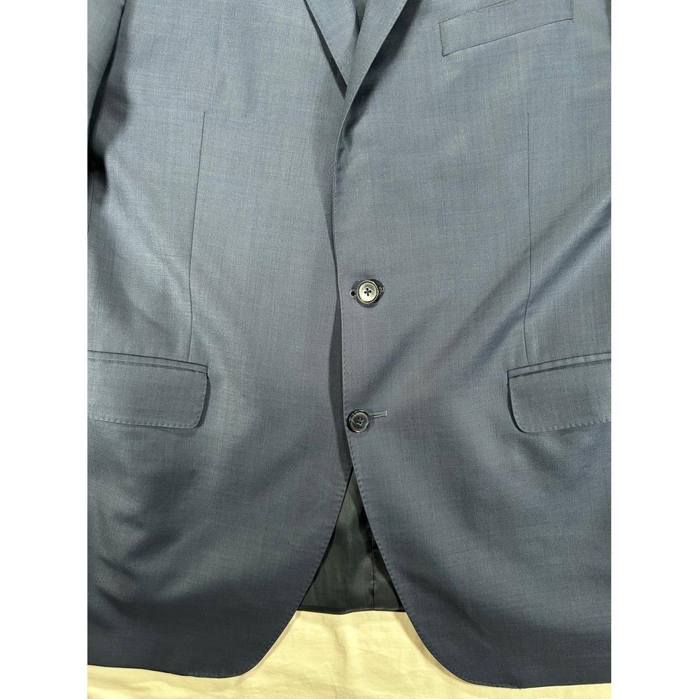 Peter Millar 100% Wool Button Blazer Sport Coat Made in Canada Notch Lapel 44T - Picture 4 of 16